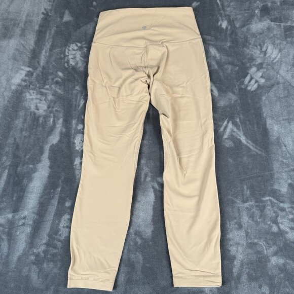 Lululemon Align Tan Pants Womens 8 High Rise Legging Athletic Gym 24 Inseam - Picture 6 of 8
